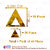 Look Decor-40 Triangle Angle-(Golden-Pack of 40)-3D Acrylic Mirror Wall Stickers Decoration for Home Wall Office Wall Stylish and Latest Product Code Number 424