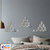 Look Decor-50 Triangle-(Silver-Pack of 50)-3D Acrylic Mirror Wall Stickers Decoration for Home Wall Office Wall Stylish and Latest Product Code Number 435