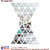 Look Decor-50 Triangle-(Silver-Pack of 50)-3D Acrylic Mirror Wall Stickers Decoration for Home Wall Office Wall Stylish and Latest Product Code Number 436