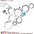 Look Decor-20 Ring And Dots-(Grey Silver-Pack of 20)-3D Acrylic Mirror Wall Stickers Decoration for Home Wall Office Wall Stylish and Latest Product Code Number 83