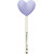 Mintree Biotin Bath Bomb Stick Soap Heart Purple