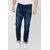Colvyn Harris Men's Casualwear Regular Fit Mid-Rise Clean Look Stretchable Stretchable Blue Denim Jeans