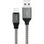 Xegal 3.2ft Type C USB Cable (Compatible with All Phones With Type C port, Grey Black, Sync and Charge Cable)