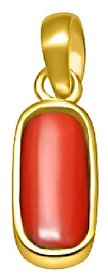 Natural Coral Pendnat Original And Unheated Precious Stone Moonga/ munga stone 7.25 Ratti Pendant By Ceylonmine
