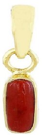 Original Moonga/ munga  pendant 7.25 Ratti Gemstone Pendant Lab Certified & Effective Stone red coral Pendant By ceylonmine