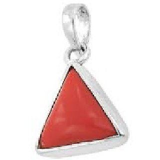 coral pendant  natural Moonga/ munga Stone 7.25 Ratti Pendant Certified Moonga/ munga Pendant For Unisex BY Ceylonmine