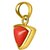 Ceylonmine - red coral /Moonga/ munga  pendant 7.25 Ratti Natural Stone Pendant gold plated For Astrological Purpose