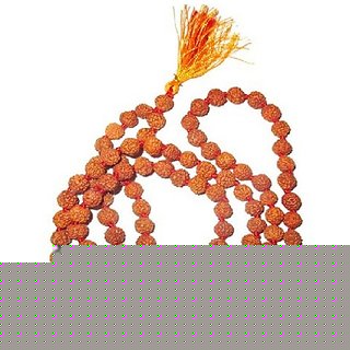 CEYLONMINE- IGL Natural & Original Rudraksha Shiv Shakti beads mala for Unisex