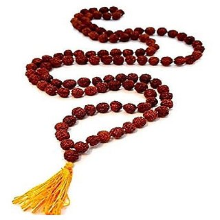 CEYLONMINE- IGL Natural  Original Rudraksha Shiv Shakti beads mala for Unisex