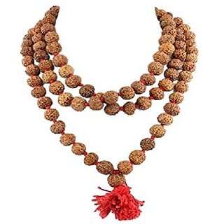 Lab certified rudraksha beads maala natural shiv moksha beads mala by Ceylonmine