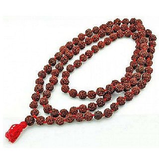CEYLONMINE- IGL Natural & Original Rudraksha Shiv Shakti beads mala for Unisex