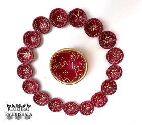 Diyas,   , Deepak, Fancy and Colorful Diyas, Diwali Diyas,Earthen Lamps with Baati (20Small +1Big +21Baati)