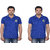 La Milano Men's Embrorderied Cotton Casual Polo T-Shirt
