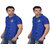 La Milano Men's Embrorderied Cotton Casual Polo T-Shirt