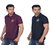 La Milano Men's Embrorderied Cotton Casual Polo T-Shirt