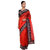 Saadhvi Red Bhagalpuri Silk Lace Saree With Blouse