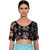 Saadhvi Turquoise Bhagalpuri Silk Lace Saree With Blouse