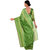 Saadhvi Green Cotton Silk Striped Saree with Blouse