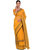 Saadhvi Yellow Striped Cotton Silk Saree with Blouse