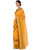 Saadhvi Yellow Striped Cotton Silk Saree with Blouse