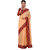 Saadhvi Beige Bhagalpuri Silk Lace Saree With Blouse