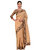 Saadhvi Beige Bhagalpuri Silk Lace Saree With Blouse