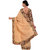 Saadhvi Beige Bhagalpuri Silk Lace Saree With Blouse