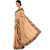 Saadhvi Beige Bhagalpuri Silk Lace Saree With Blouse