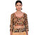 Saadhvi Beige Bhagalpuri Silk Lace Saree With Blouse