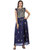 Saadhvi Navy Net Embroidered Semi Stitched Gown