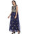 Saadhvi Navy Net Embroidered Semi Stitched Gown