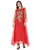 Saadhvi Red Net Embroidered Semi Stitched Gown