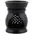 Freshings Paleva Polished Jaali Work Oil Burner / Oil Diffuser (Black, 7.6 Cm X 7.6 Cm X 10.2 Cm)