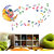 Wall Stickers Wall Stickers Baby Girl On Moon With Musical Notes