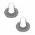 MissMister Antique retro design oxidised Finish vintage style Fashionable Hoop Earrings for women girls