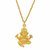 MissMIster Brass Gold Ganpati Ganesh pendant Men Women Hindu God temple jewellery