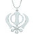 MissMister Stainless Steel Sikh Sardar punjabi KHANDA pendant sikh jewellery Men women