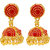 MissMister Gold Finish Meenakari Drop Fashion Rasrawa work Jhumki For Women
