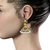 MissMister Gold Finish Pearl And C/Z Stud Ethnic Traditional Fashion Jhumki Earrings For Women