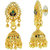MissMister Gold Finish Faux C/Z Jhumki Earring For Women & Girls