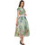 Saadhvi Green Georgette Floral Print Stitched Western Dress