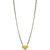 MissMister Gold Plated Brass Heartshape cutwork Gold Look Polish Mangalsutra Tanmaniya Thali Jewellery Necklace for Women