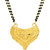 MissMister Gold plated Brass stylish Filligree Mangalsutra Tanmaniya Thali Traditional jewellery necklace for Women