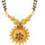 MissMister Brass Gold CZ Sun design Traditional Mangalsutra Women Tanmaniya Ethnic