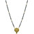 MissMister Gold plated Brass Round shaped colorful Meenakari traditional Mangalsutra Tanmaniya necklace jewellery for Women