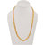 MissMister Gold Finish Brass Fiagro Link Design Fashion Necklace Chain for Men and Women