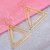 MissMister Gold plated Geometrical traingle shape Fashion earrings Women