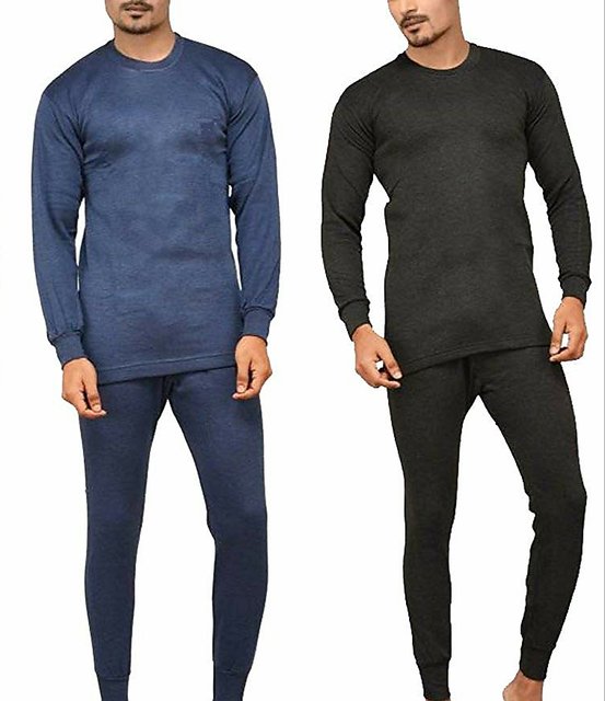 Buy Men's Woolen Thermal Inner Wear Pack of 2 (Assorted Colour) Online ...