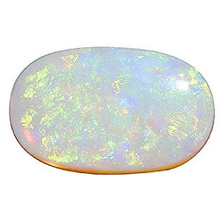 CEYLONMINE- 8.25 ratti Unheated IGI Opal Gemstone For Unisex Lab Certified & Effective Opal Stone