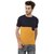 Ample Multicolour Kintted Cotton Round Neck Casual Men T-shirts pack of 2